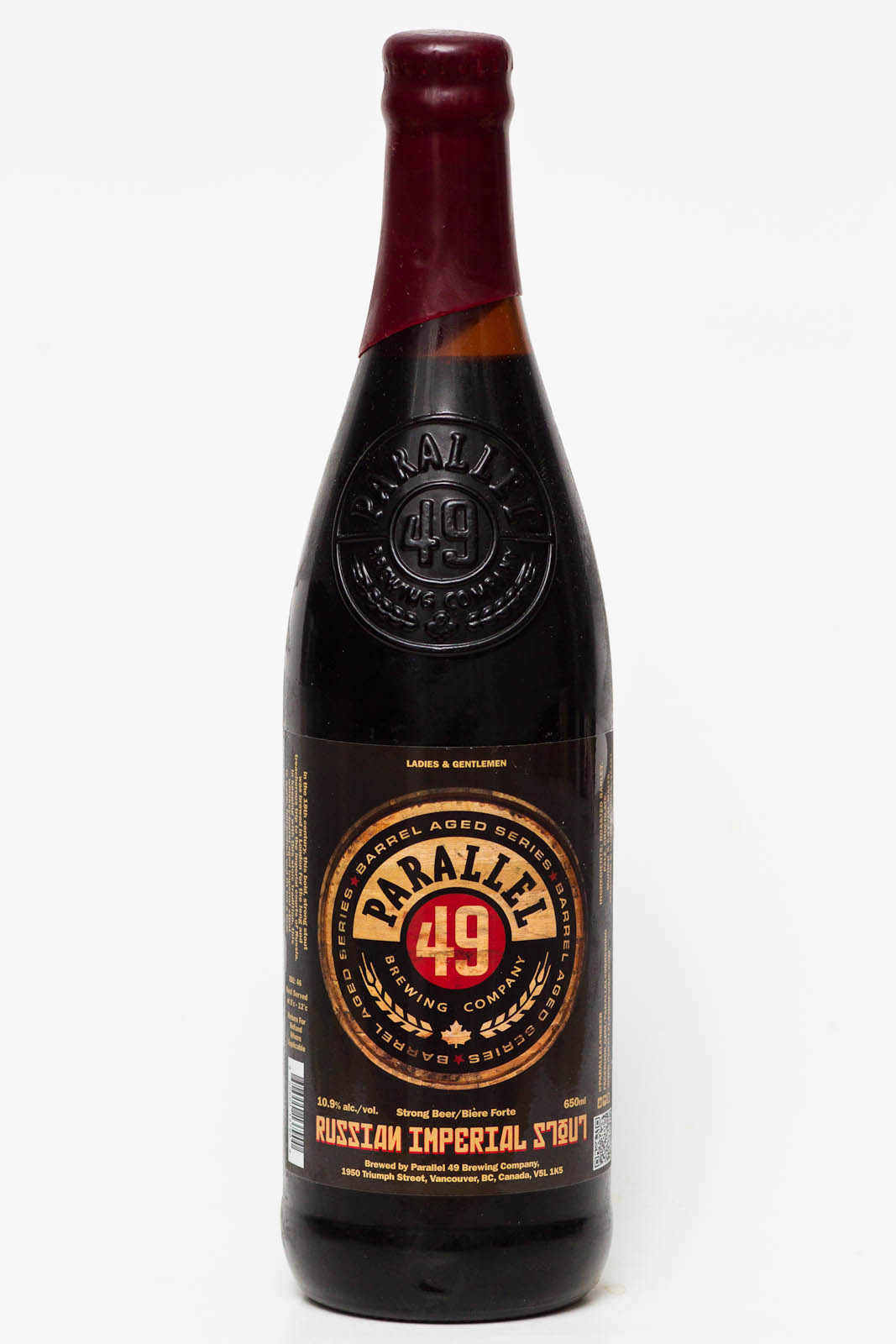 Parallel 49 Brewing Co. – Russian Imperial Stout (2012) | Beer Me ...