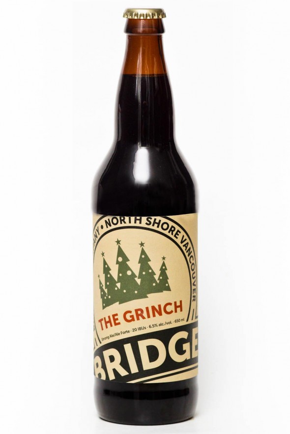 Bridge Brewing Co. The Grinch Winter Ale Beer Me British Columbia