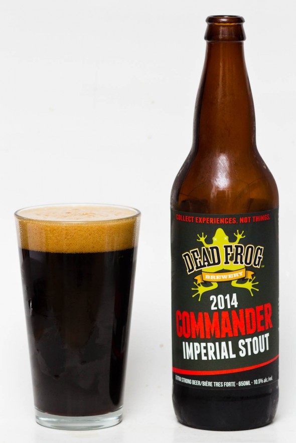 Dead Frog Brewing 2014 Commander Imperial stout review