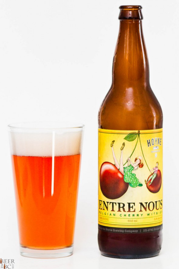 Hoyne Brewing Entre Nous Belgian Cherry Witbier Review