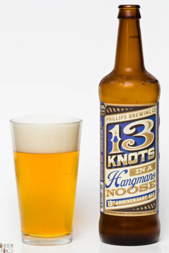 Phillips Brewing 13 Knots in a hangman's noose Hop Drop IPA Review