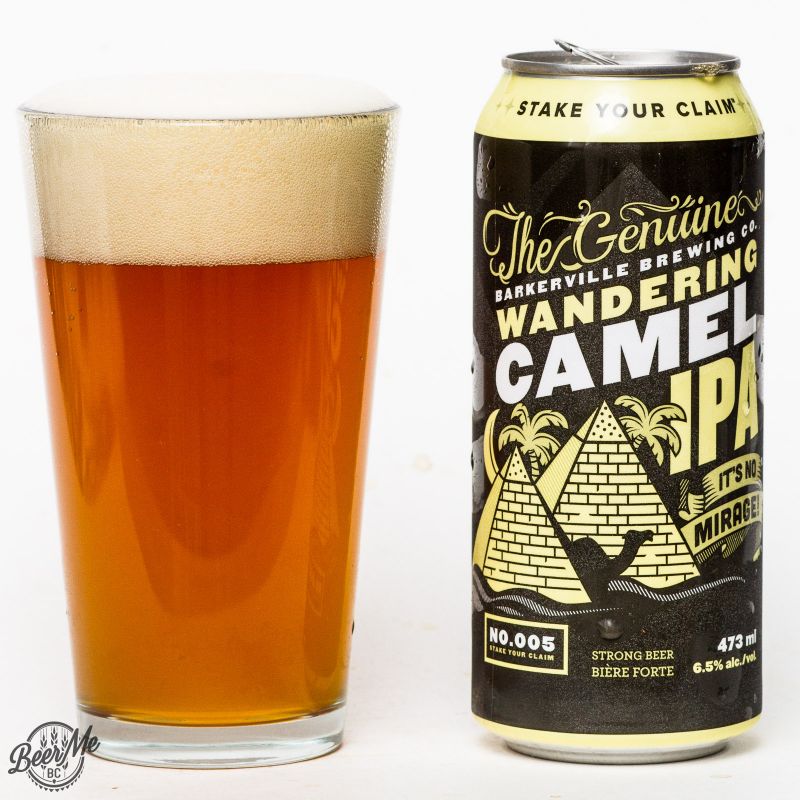 Barkerville Brewing Wandering Camel IPA Can Review