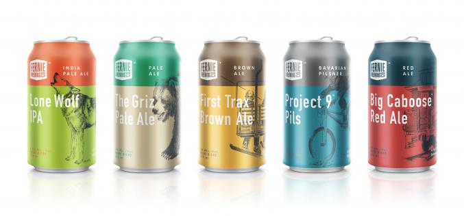 Fernie Brewing Company Updates look and Repackages Beer Lineup