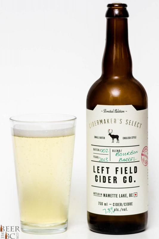 Left Field Cider Co. - Bourbon Barrel Apple Cider Review