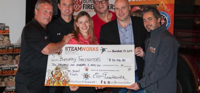 Steamworks Raises $10,000 With Heroica Red Ale for Burnaby Fire Fighters