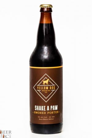 Yellow Dog Brewing Shake A Paw Smoked Porter Review