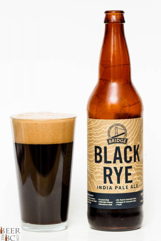 Bridge Brewing Black Rye IPA Review
