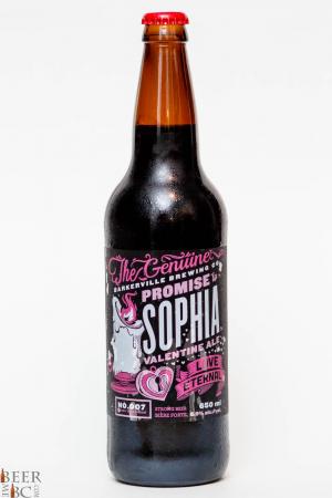 Barkerville Brewing Promise to Sophia Valentines Ale