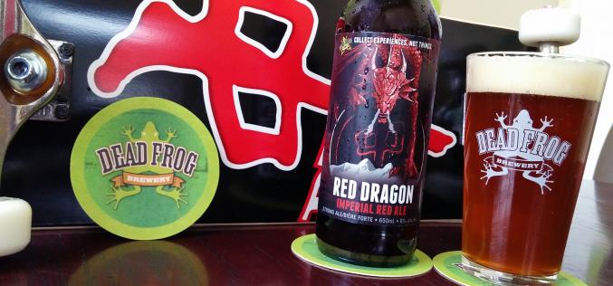 Dead Frog and Red Dragon Apparel Collaborate on Red Dragon Imperial Red Ale