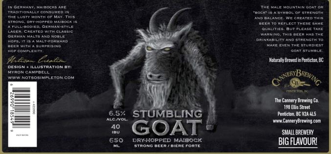 Stumbling Goat Maibock Released from Cannery Brewing