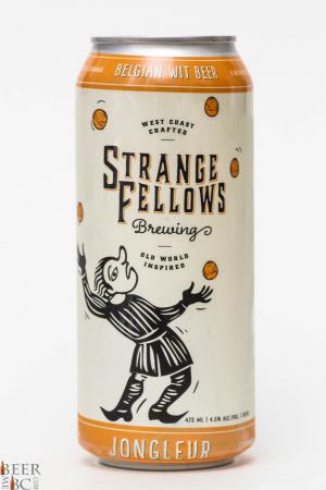 Strange Fellows Brewing Co. - Jongleur Belgian Wit Beer Review