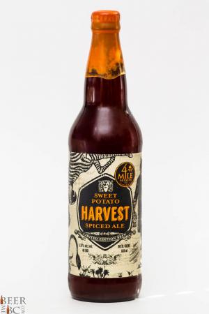 Four Mile Brewing Sweet Potato harvest Spiced Ale Review