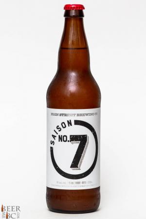 Main Street Brewing Co. - Saison No. 7  Review