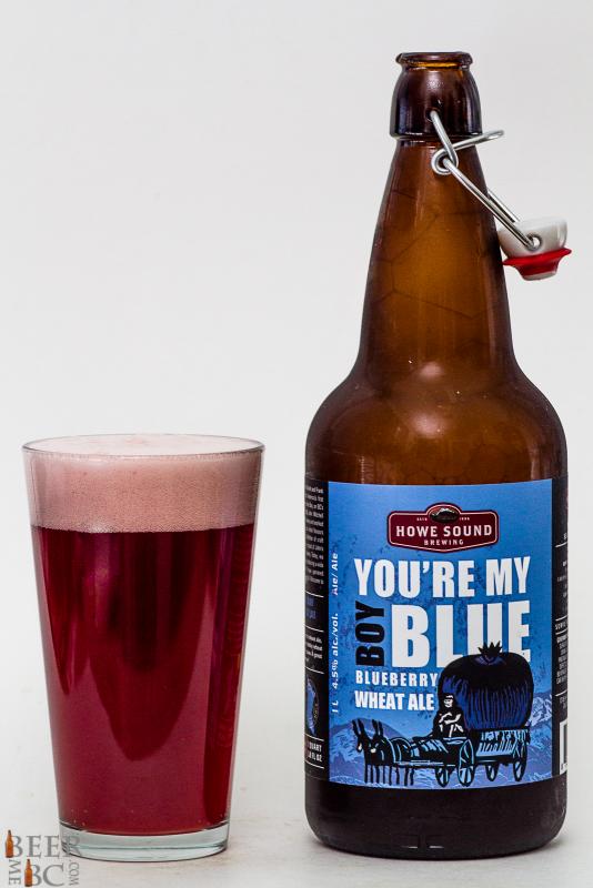 Howe Sound Brewery You're My Boy Blue Blueberry Wheat Ale Review