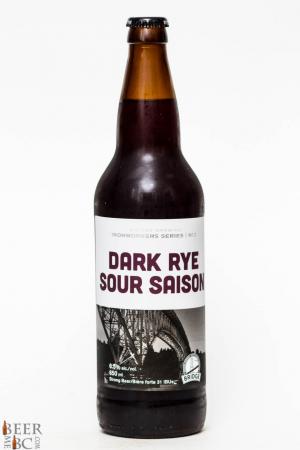 Bridge Brewing Co. - Dark Rye Sour Saison Review