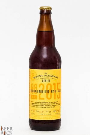R&B Brewing Mt. Pleasant Roggenbier Rye Ale Review