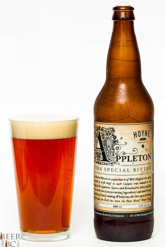 Hoyne Brewing Co. - Appleton Extra Special Bitter Review