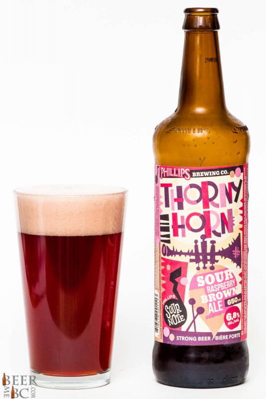 Phillips Brewing Thorny Horn Raspberry Sour Brown Ale Review