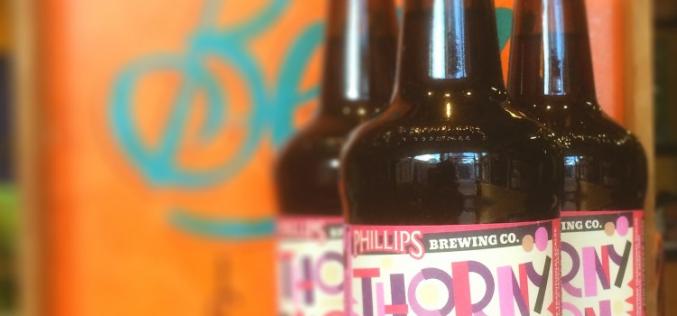 Thorny Horn Sour Raspberry Brown Ale Released from Phillips Brewery