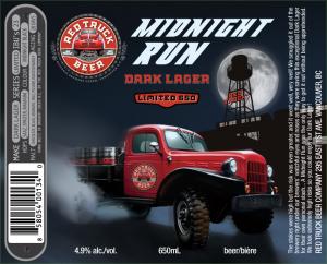 Red Truck Midnight Run Dark Lager