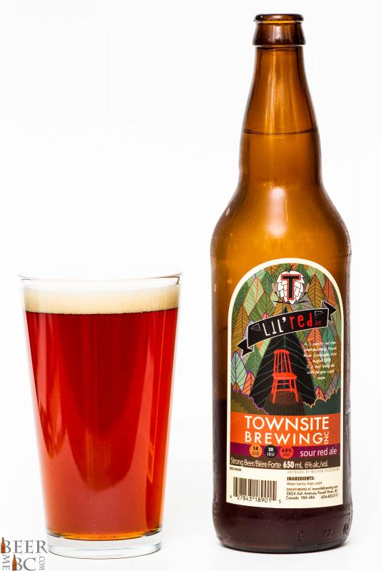 Townsite Brewing Lil Red 2.0 Sour Red Ale Reveiew