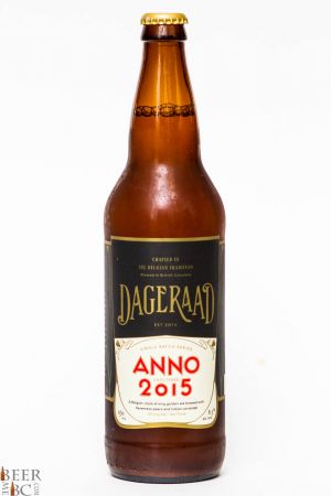 Dageraad Brewing Anno 2015 Belgian strong Golden Ale Review