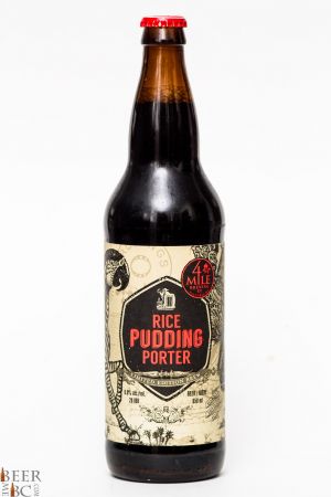 4 Mile Brewing Rice Pudding Porter Review