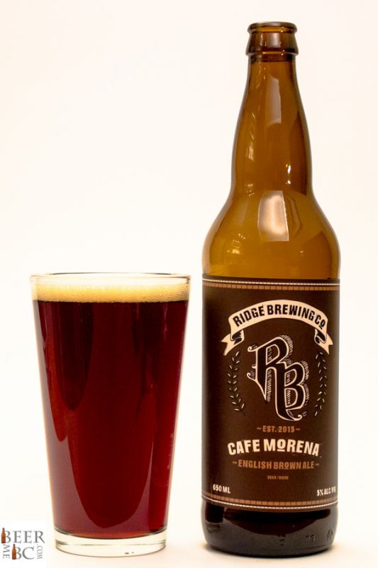 Ridge Brewing Cafe Morena Brown Ale