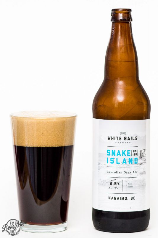 White Sails Brewing - Snake Island Cascadian Dark Ale Review