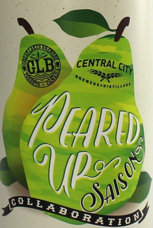 Central City Great Lakes Collaboration Peared Up Saison Label