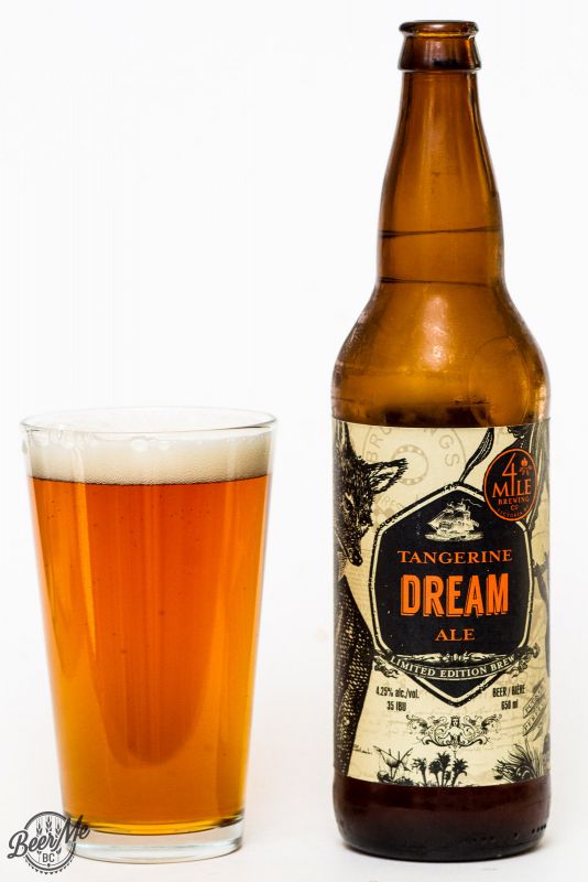 4 Mile Brewing Tangerine Dream Ale Review