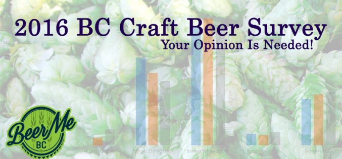 Complete the 2016 BC Craft Beer Survey and Win Prizes