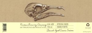 Ravens Brewing Skull Barrel Aged Saison Label