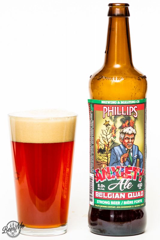Phillips Brewing Anxiety Ale Belgian Quad Review