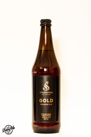 Stratchona Beer Company Gold Belgian Ale Bottle