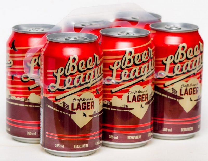 Central City Brewing Beer League Lager Six Pack Cans