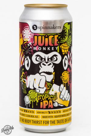 Spinnaker's Brewery Juice Monkey Tropical IPA Review