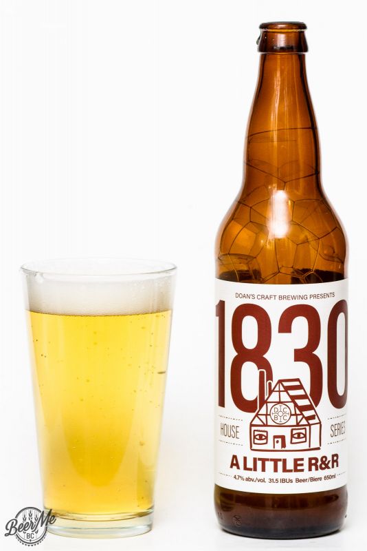 Doan's Brewery 1830 A Little R&R Lager Review