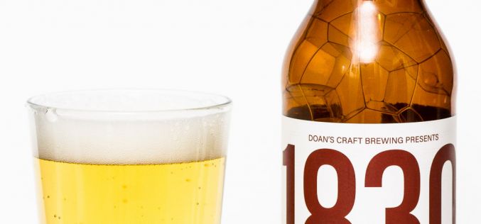 Doan’s Craft Brewery – 1830 A Little R&R Rice & Rye Lager