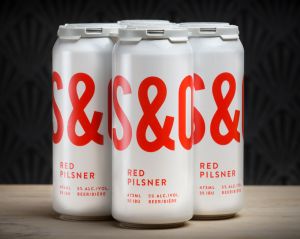 Steel & Oak Red Pilsner Cans