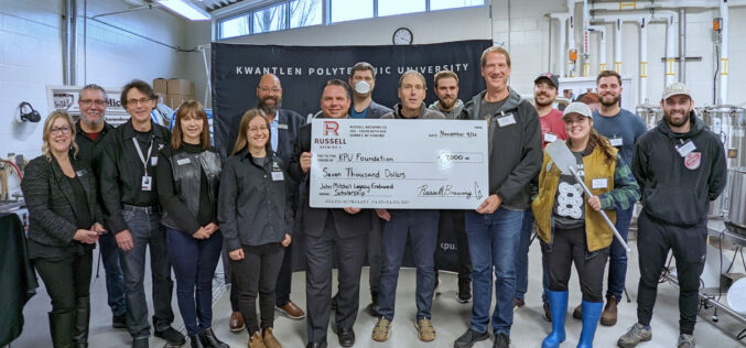 Beer boosts scholarship for KPU brewing students